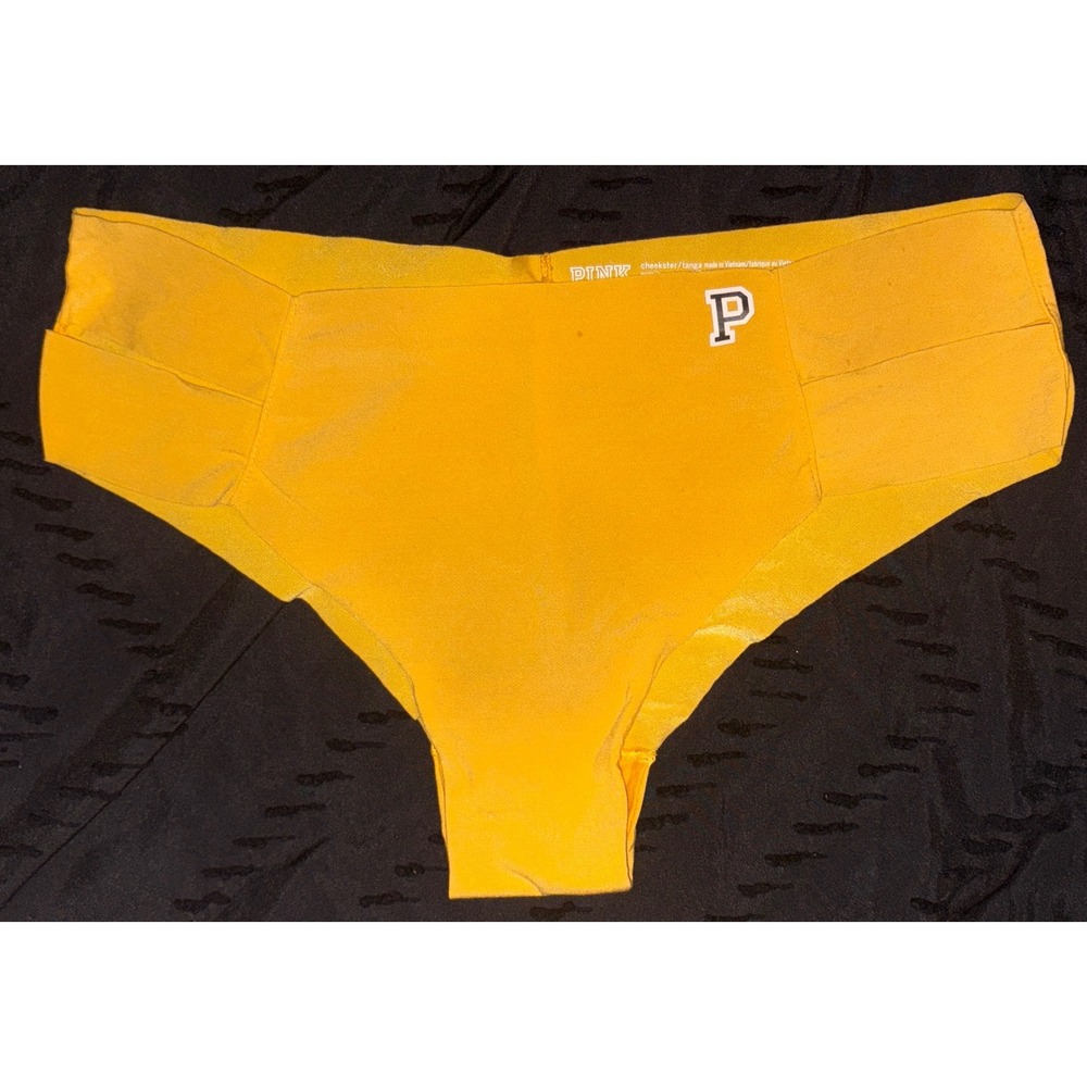 Victoria's Secret PINK VTG Yellow Seamless Cheeky‎ Panties, Medium